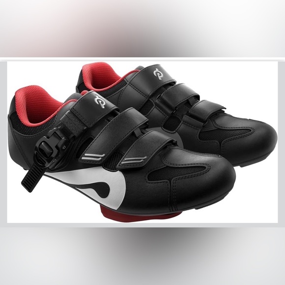 Peloton Shoes - Peloton Women’s EU Size 39 Black Indoor Cycling Shoes Red Lining Delta Cleats